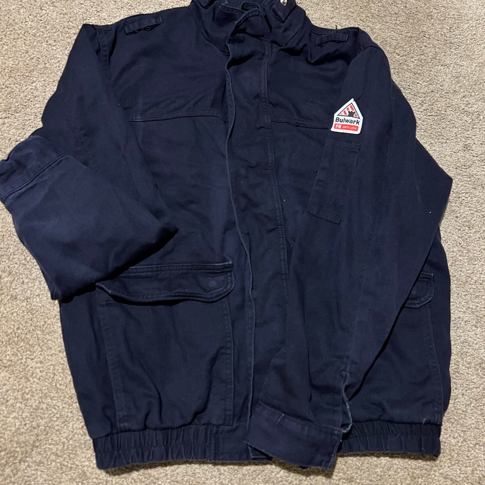 Bulwark Fr Men's Navy Military Jacket